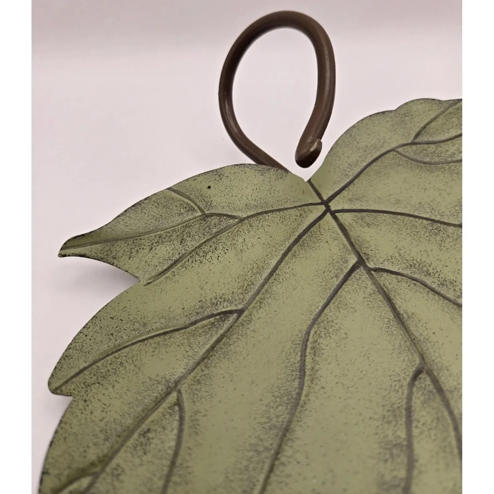 4 Metal Candle Holders Or Wall Decor In Fall Colors